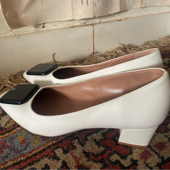 Maryam Nassir Zadeh White and Black Platform Shoes - Picture 5 of 7